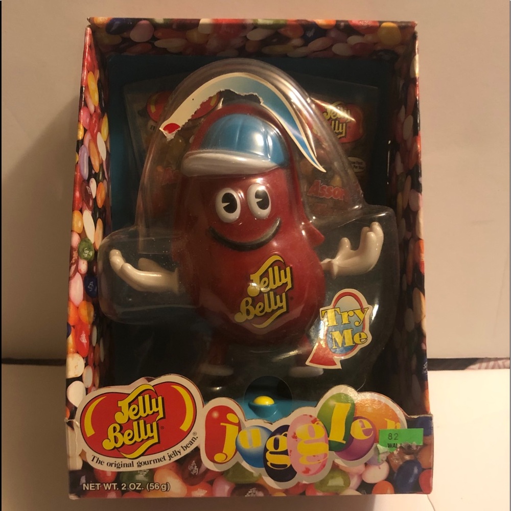 Vintage 1998 Jelly Belly candy plastic juggler